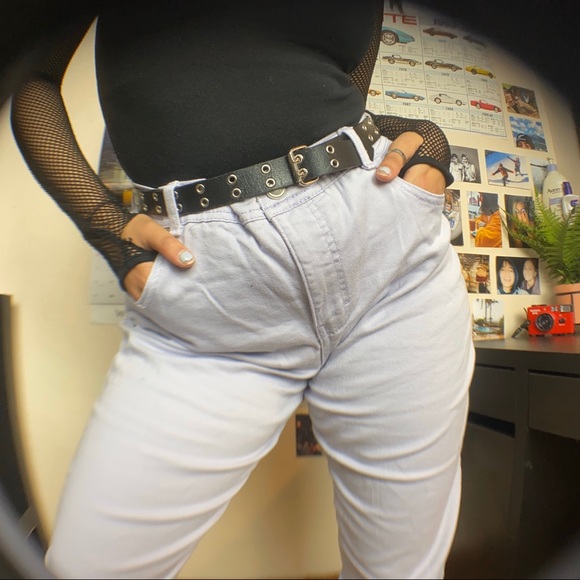 lavender high waisted jeans - Picture 4 of 4